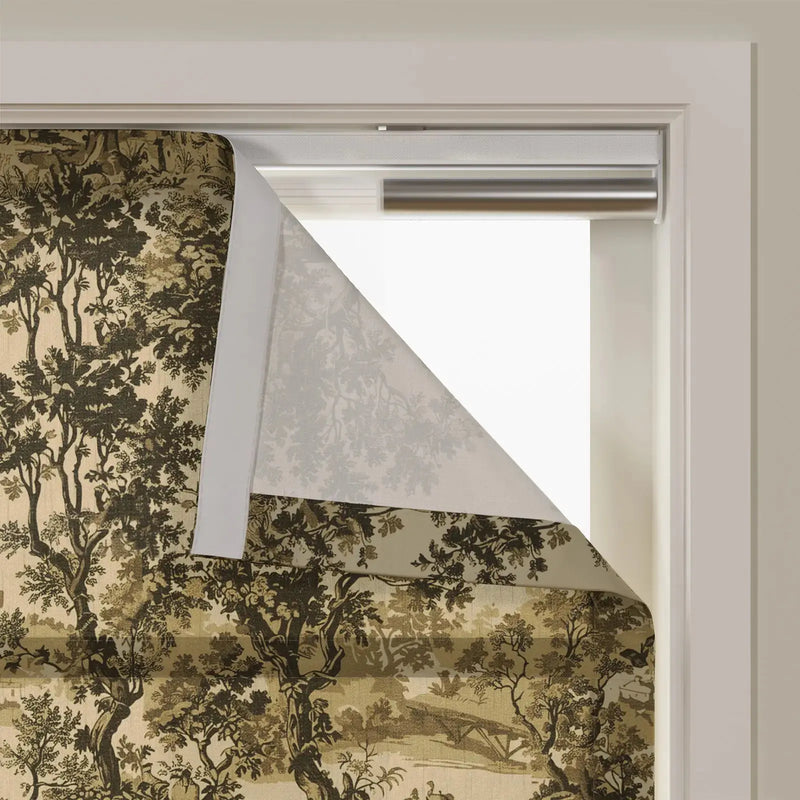 Sara Le x TWOPAGES Printed Linen Roman Blind Cordless