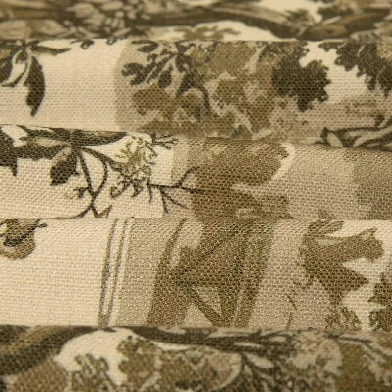 Sara Le  x TWOPAGES Printed Linen Roman Blind Cord Lift
