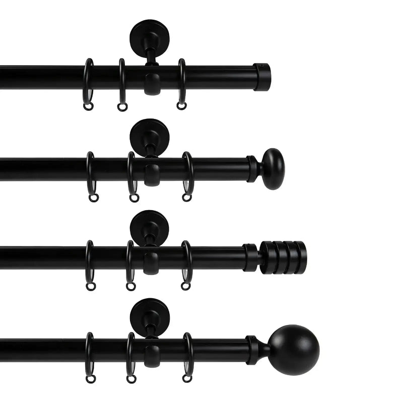Kelvin Double Window Curtain Rod with Rings?-TWOPAGES