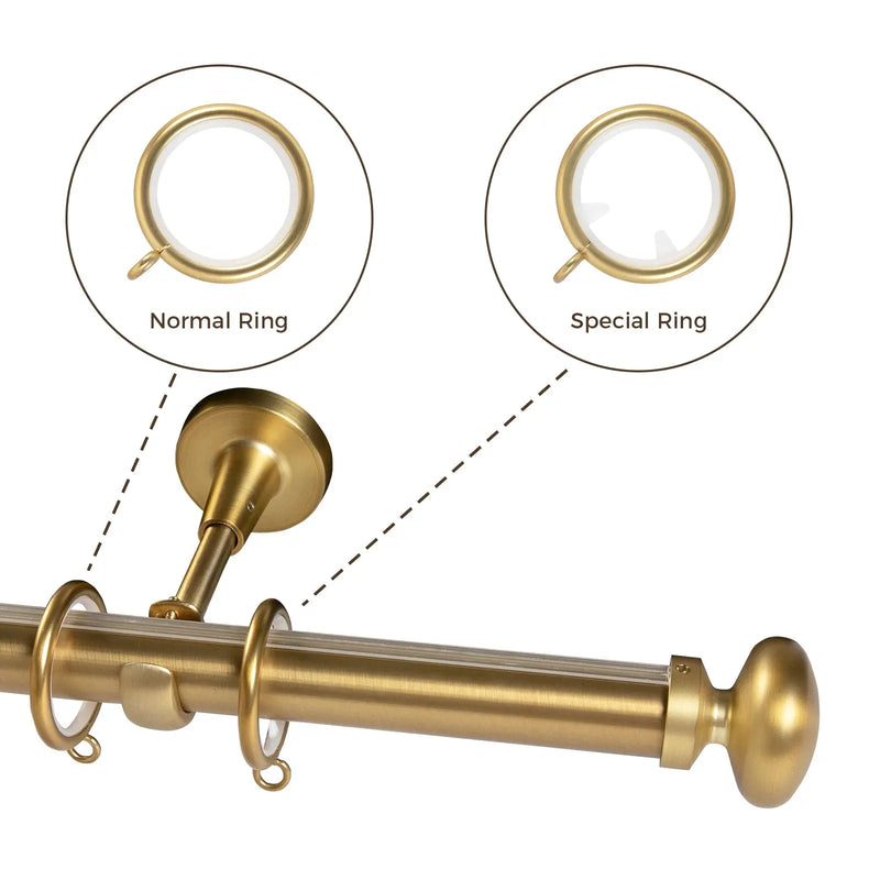 Arno Single Decorative Curtain Rod?-TWOPAGES