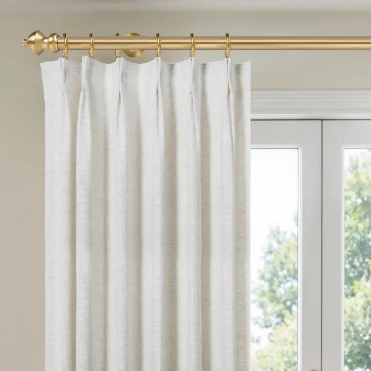 Arno Single Decorative Curtain Rod with Rings?-TWOPAGES