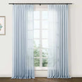 Flynn Airy Lightweight Sheer Curtain Pleated?-TWOPAGES