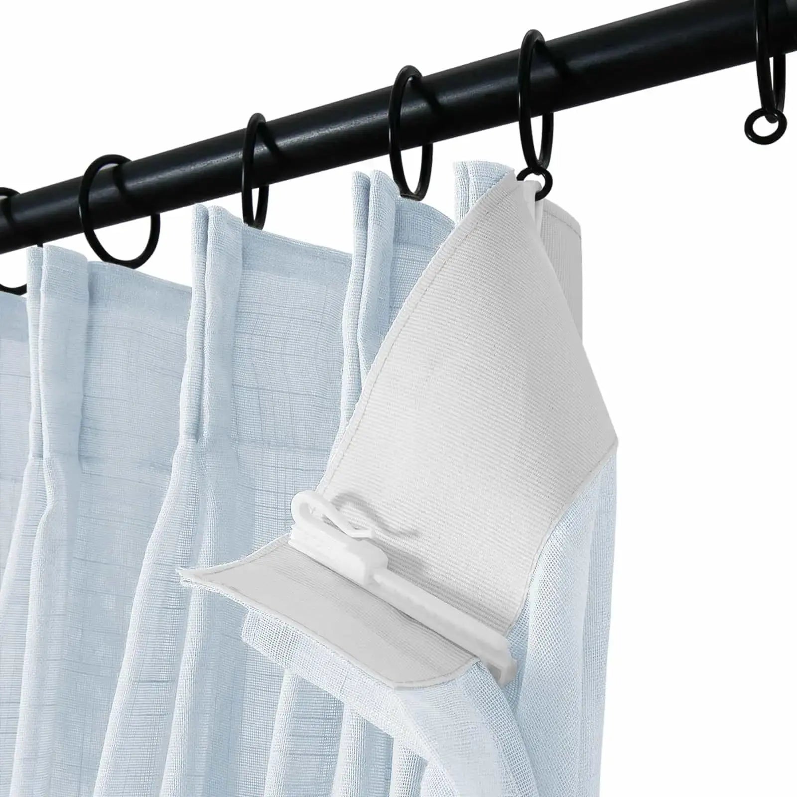 Flynn Airy Lightweight Sheer Curtain Pleated?-TWOPAGES
