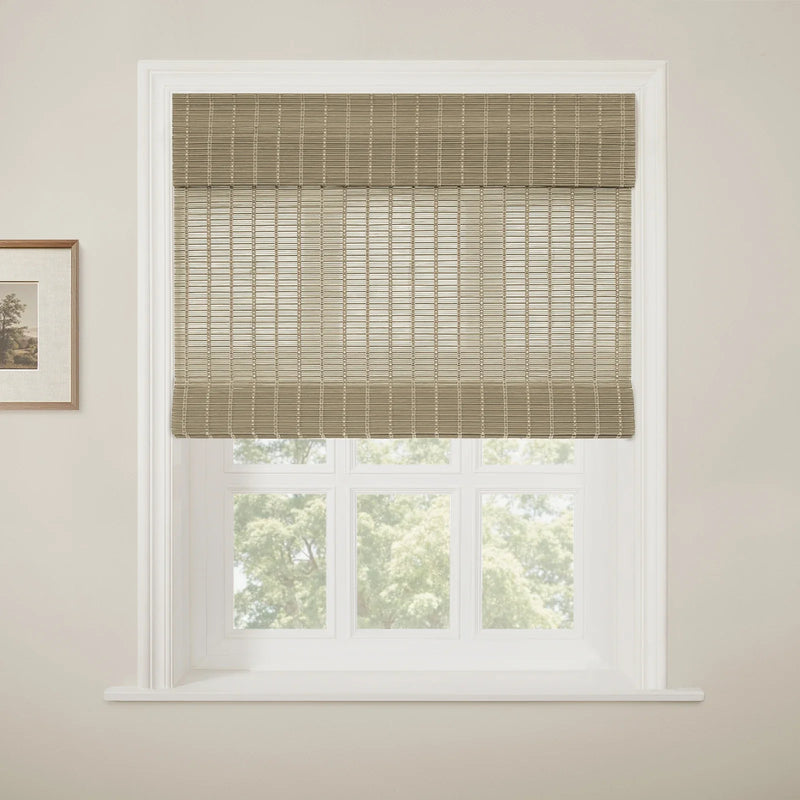 Rae Natural Ramie Jute Woven Wood Shades - Series W