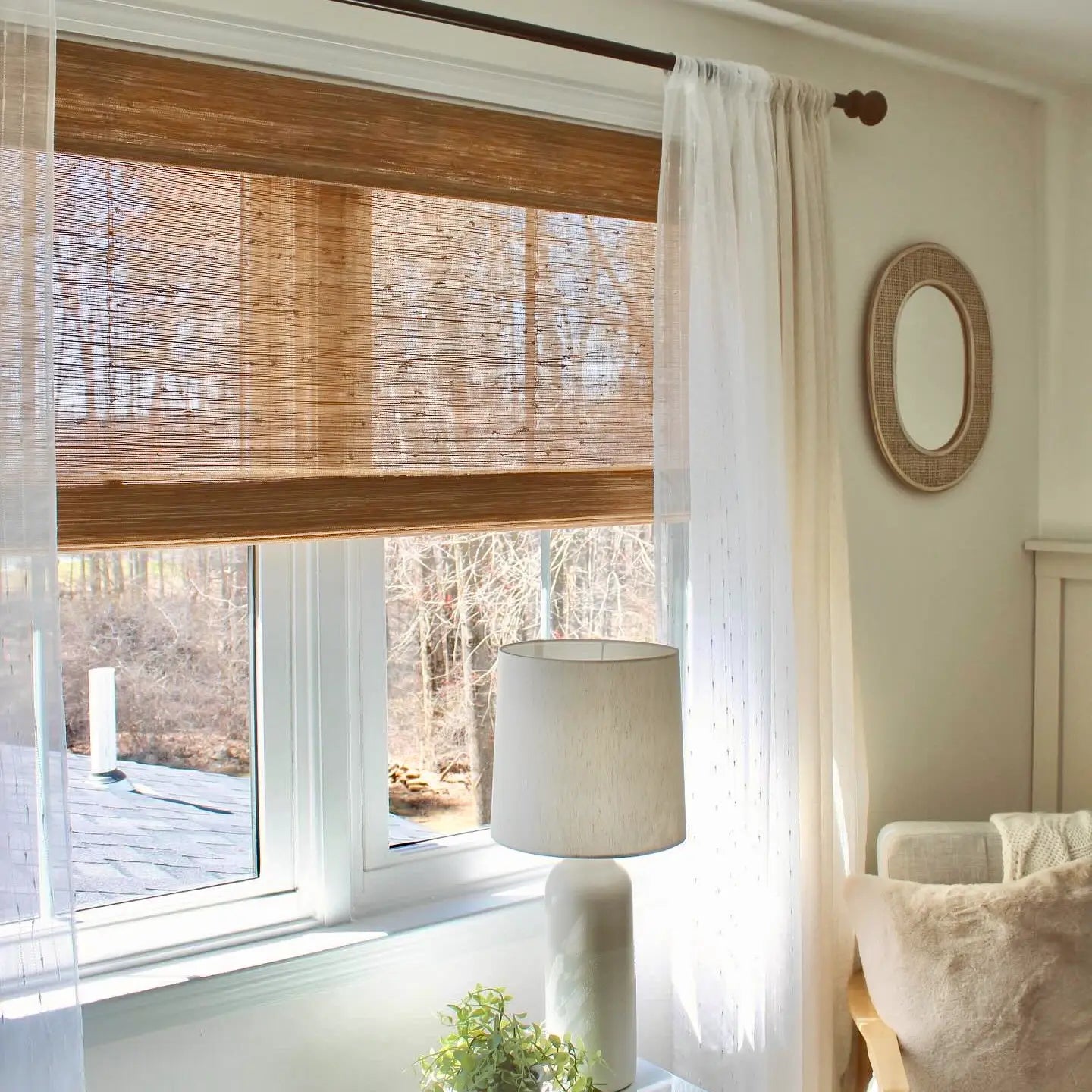 Lay Natural Jute Bamboo Woven Blind - Bark-?-TWOPAGES CURTAINS