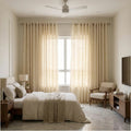 Patti Premium Belgian Flax Linen Curtains Grommet- -TWOPAGES