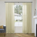 Patti Premium 100% Belgian Flax Linen Curtain Pleated- -TWOPAGES
