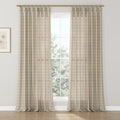 Rebecca Hughes Vintage Print Cotton Drapery Pleated-?-TWOPAGES CURTAINS