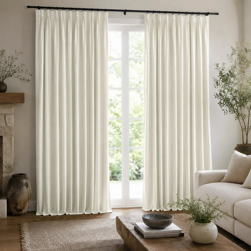 Lila 100% Blackout Drape Pleated-?-TWOPAGES