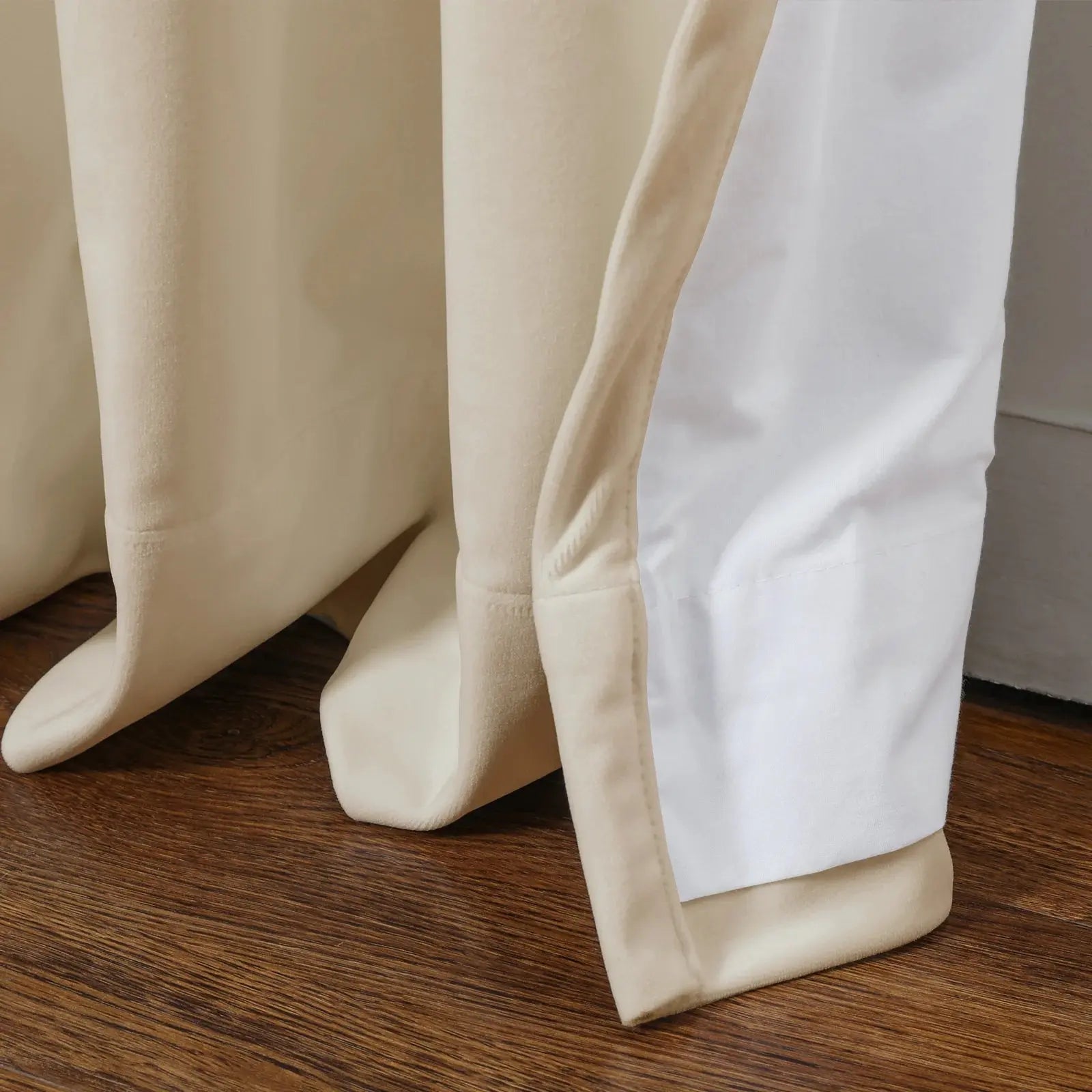 Tavis Premium Velvet Curtain Pleated-?-TWOPAGES