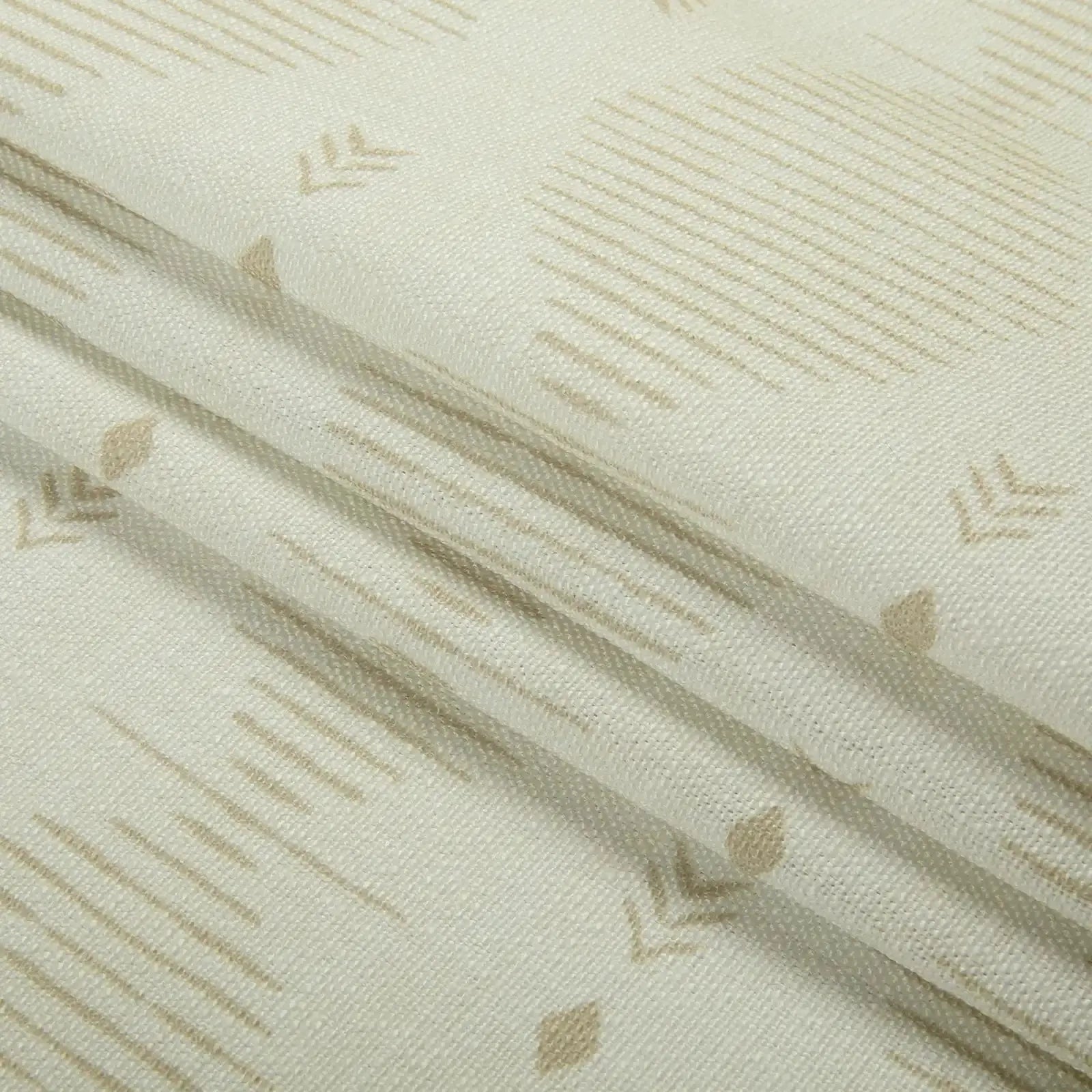 Kim Morrow Print Cotton Curtain Pleated- -TWOPAGES