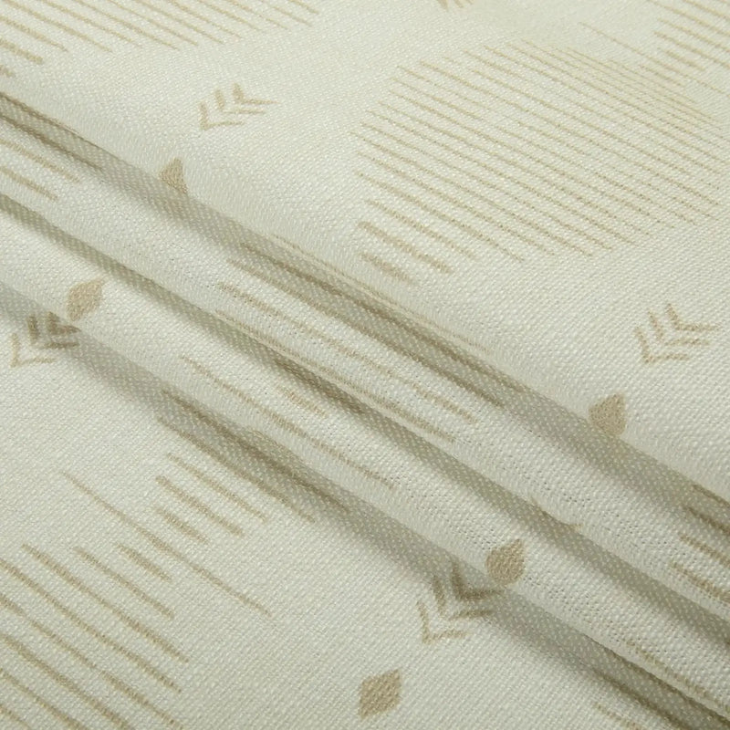 Kim Morrow Print Cotton Curtain Pleated- -TWOPAGES