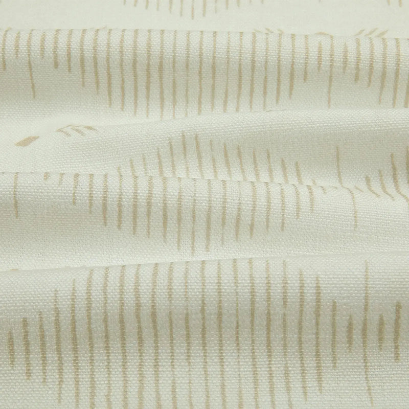 Kim Morrow Print Cotton Curtain Pleated- -TWOPAGES