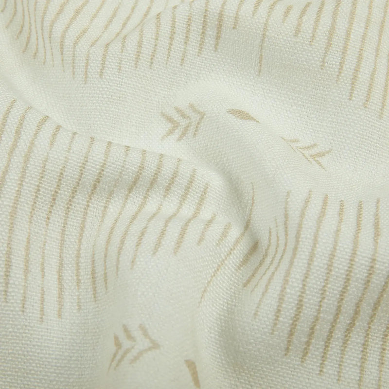 Kim Morrow Print Cotton Curtain Pleated- -TWOPAGES