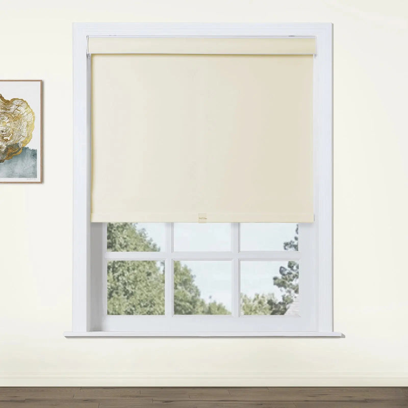 Alvin Basic Premium Blackout Cordless Roller Blinds-?-TWOPAGES