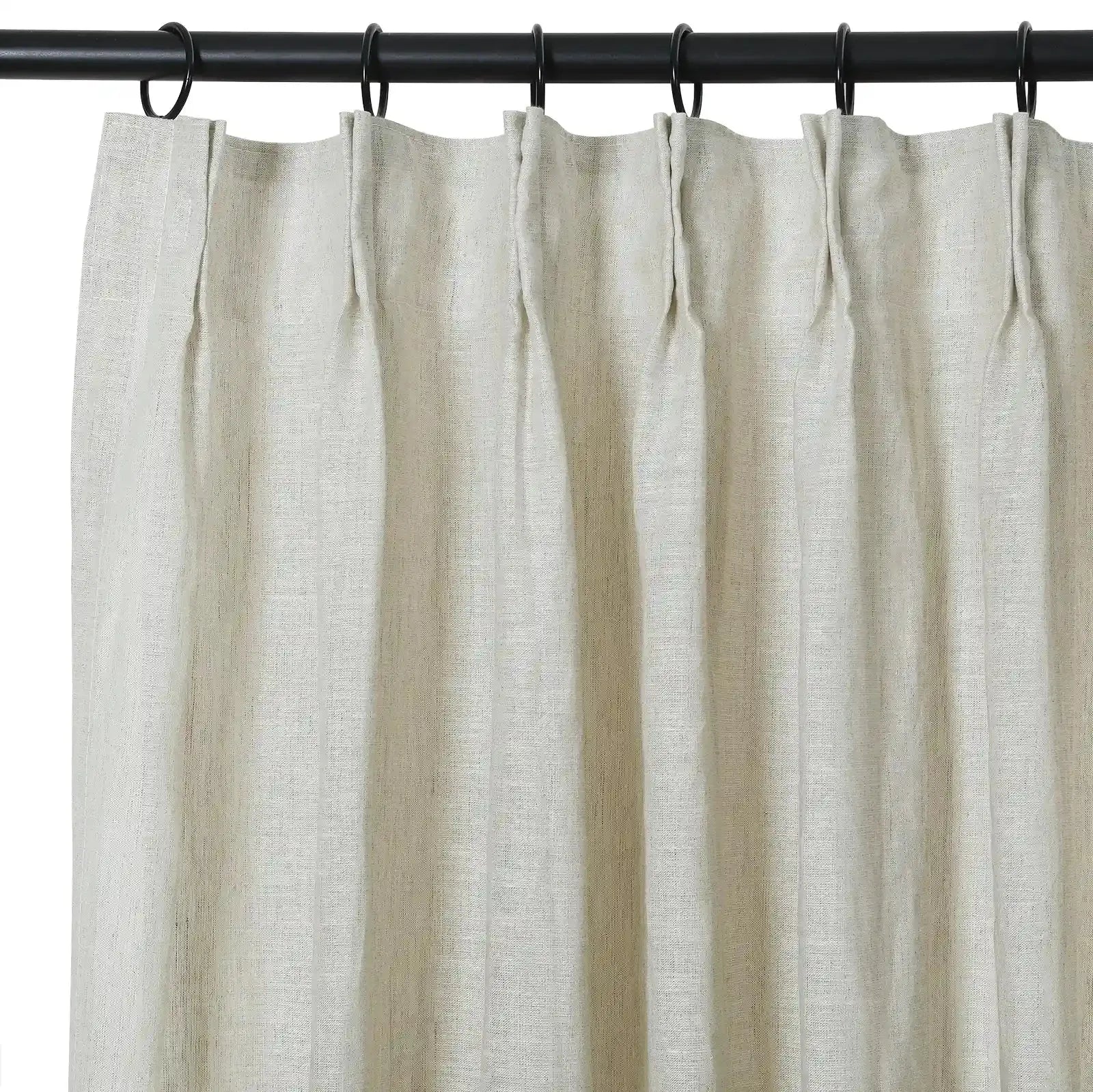 Joy 100% Linen Sheer Curtain Pleated?-TWOPAGES