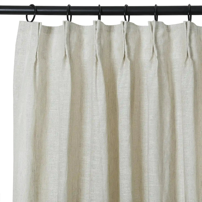 Joy 100% Linen Sheer Curtain Pleated?-TWOPAGES