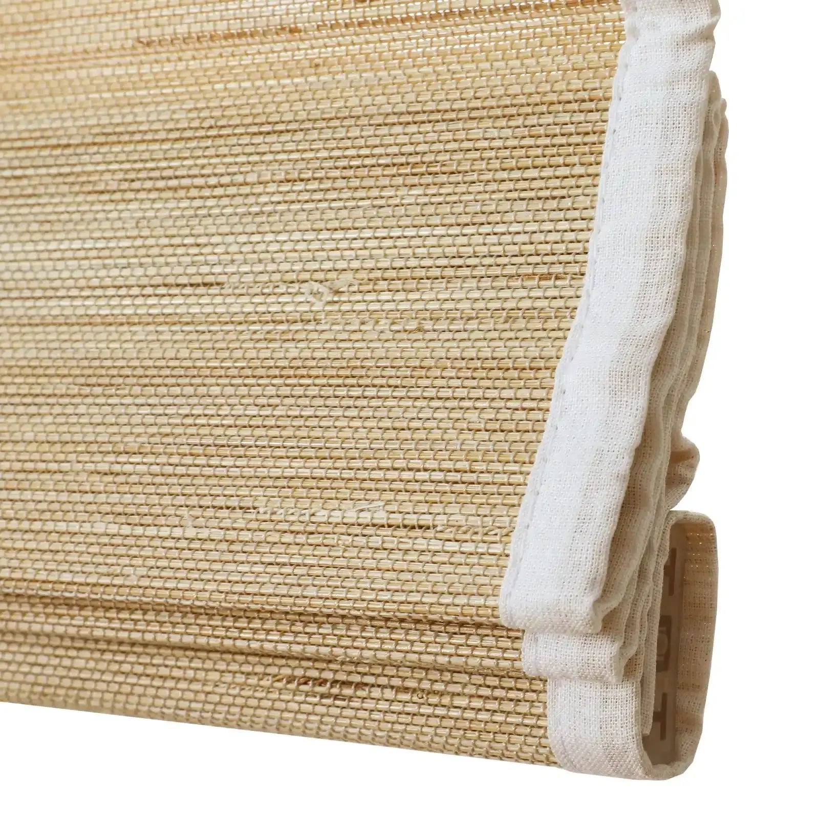 Sybil Bamboo Roman Blind - Beige TWOPAGES CURTAINS