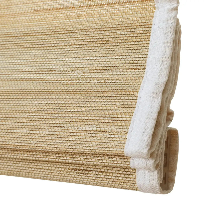 Sybil Bamboo Roman Blind - Beige TWOPAGES CURTAINS