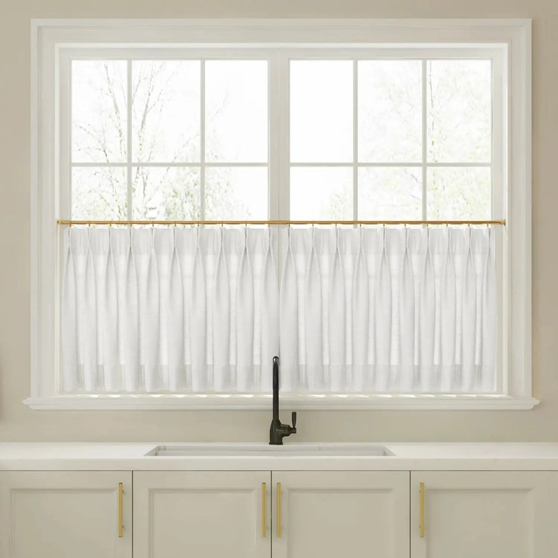 Liz Linen Pleated Cafe Curtains?-TWOPAGES