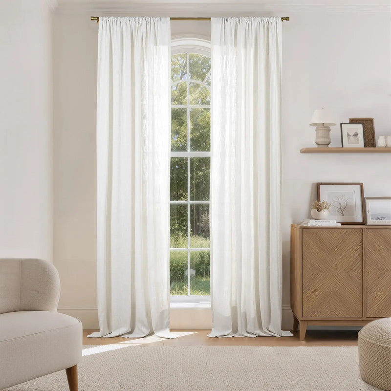Liz Linen Drape Soft Top- -TWOPAGES