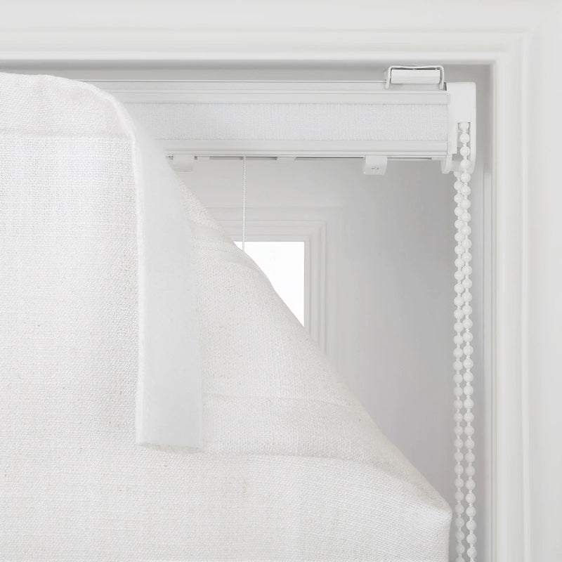 Liz Linen Flat Roman Blind Cord Lift