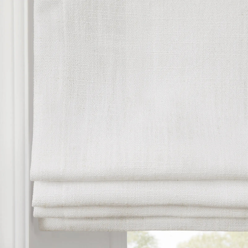 Liz Linen Flat Roman Blind Cord Lift