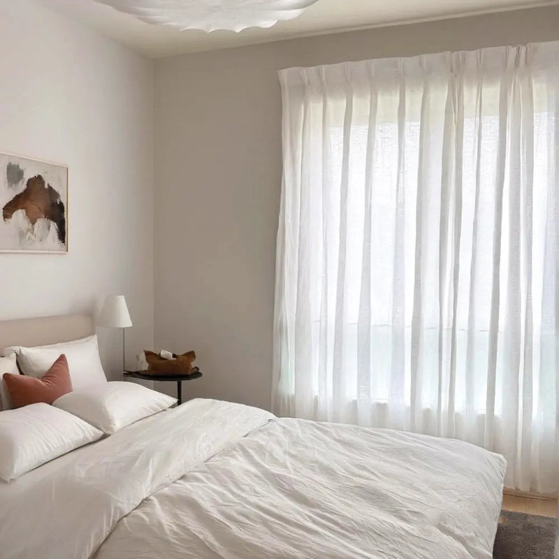 Doris 100% Linen Curtain Pleated?-TWOPAGES