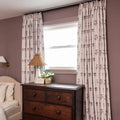 Jyll Mackie Pattern Cotton Drapery Pleated- -TWOPAGES