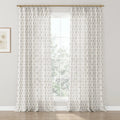 Jyll Mackie Pattern Cotton Drapery Pleated- -TWOPAGES