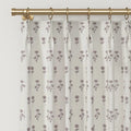 Jyll Mackie Pattern Cotton Drapery Pleated- -TWOPAGES