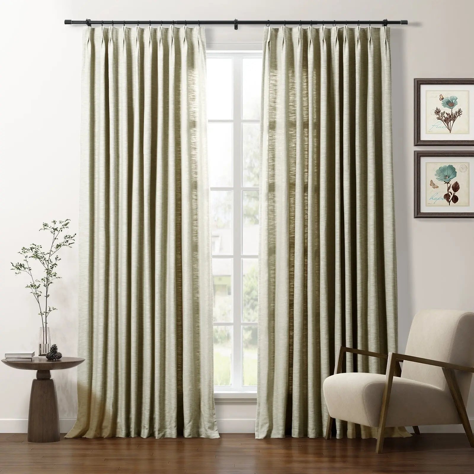 Cotton Blend Drapery Pleated | Cloe TWOPAGES