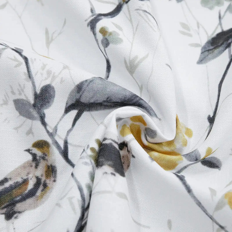 Holly Country Floral Drapery Pleated (102 inches Length Limit)?-TWOPAGES