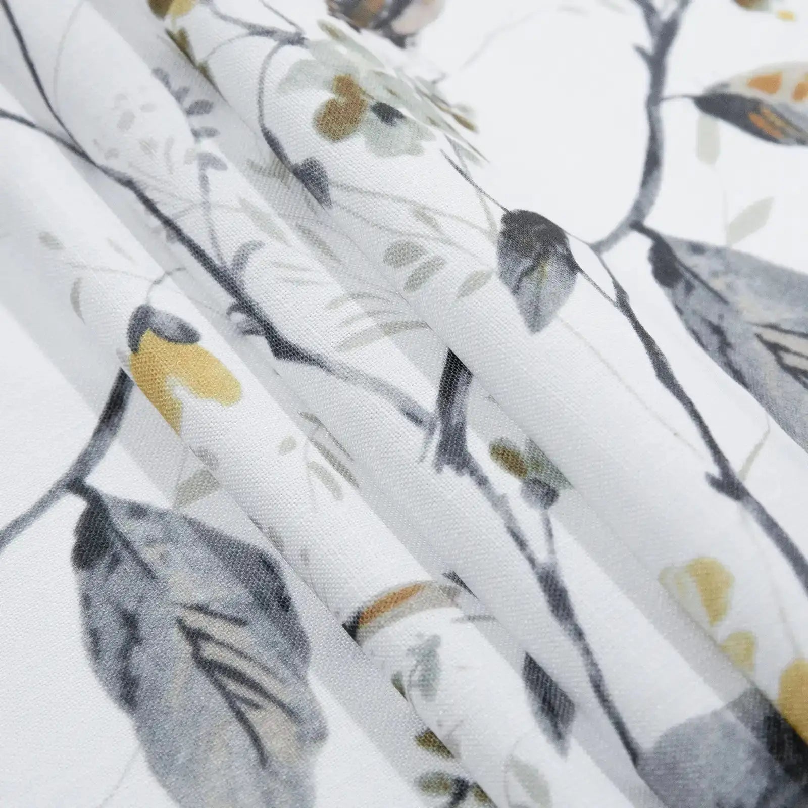 Holly Country Floral Drapery Pleated (102 inches Length Limit) -TWOPAGES