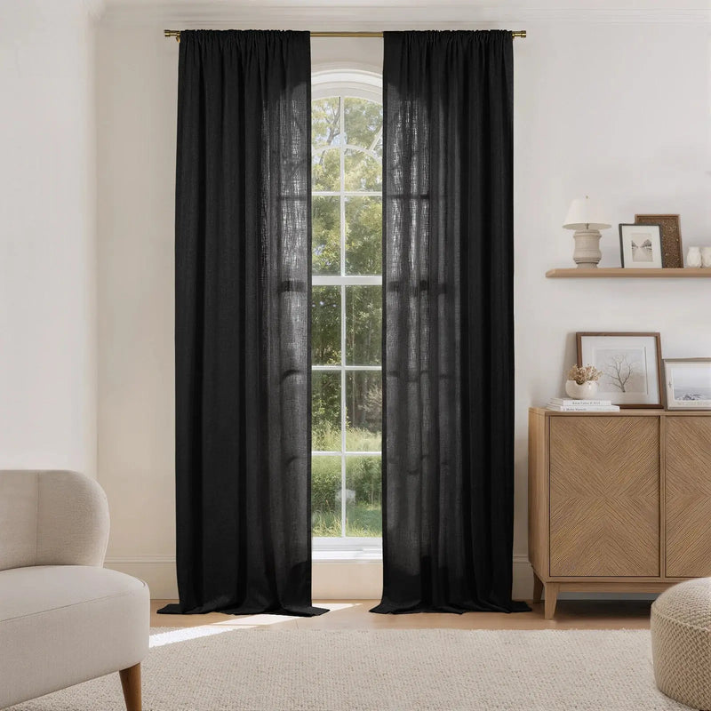 Liz Linen Drape Soft Top- -TWOPAGES