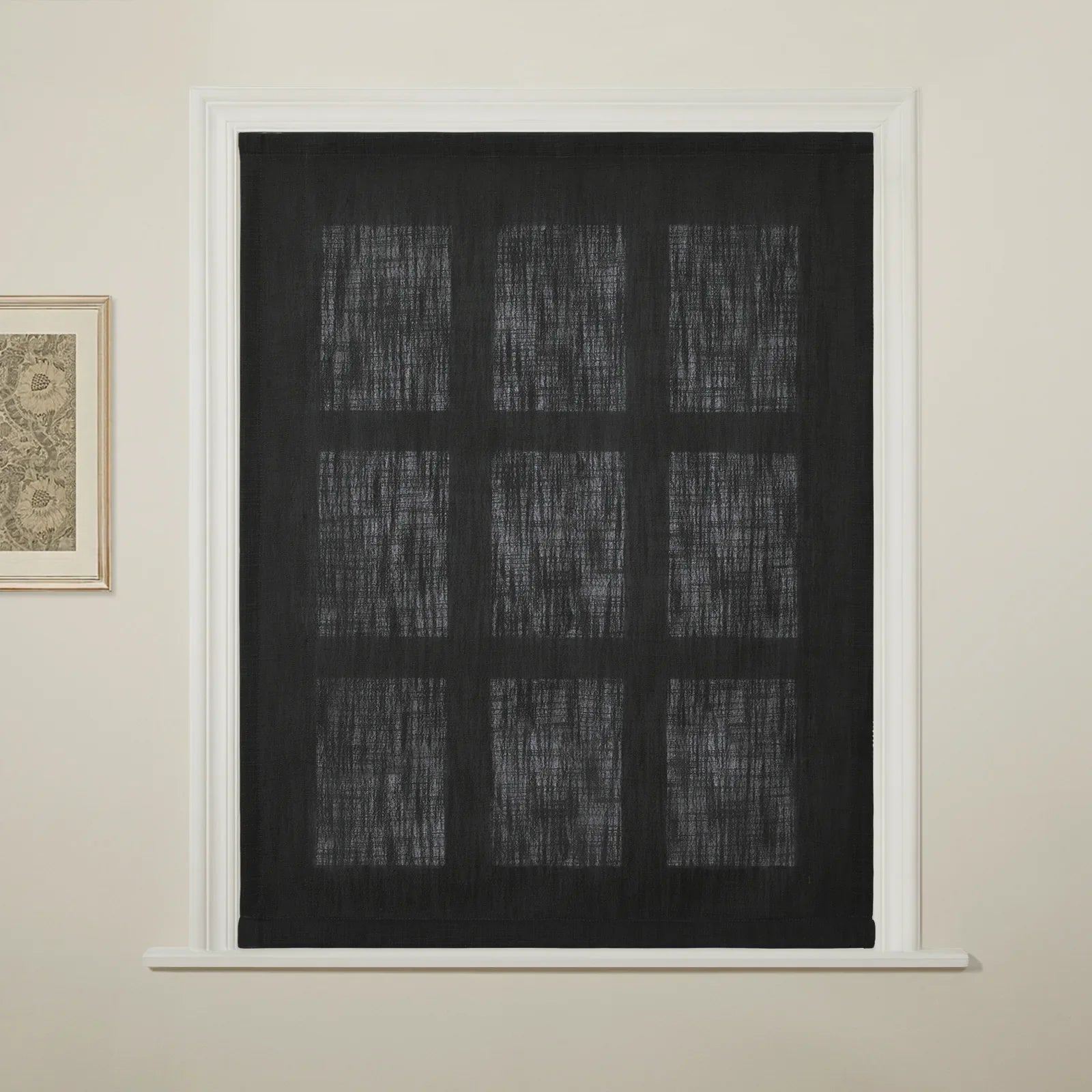 Liz Linen Flat Roman Blind Cord Lift