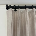 Arno Single Decorative Curtain Rod with Rings-?-TWOPAGES