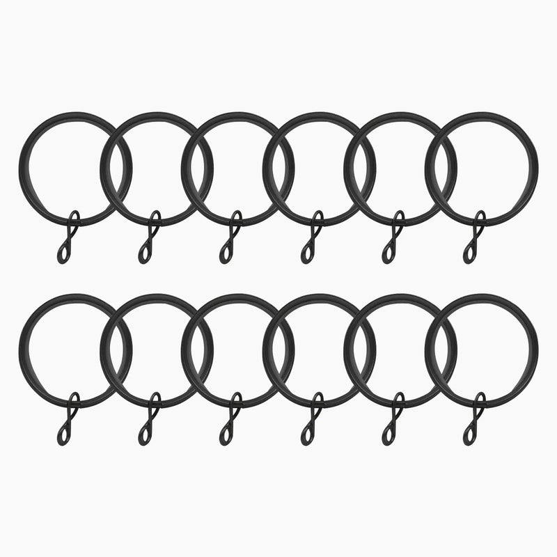 Jaylon Quiet-Glide Curtain Rings Eyelet (Pack of 12)?-TWOPAGES