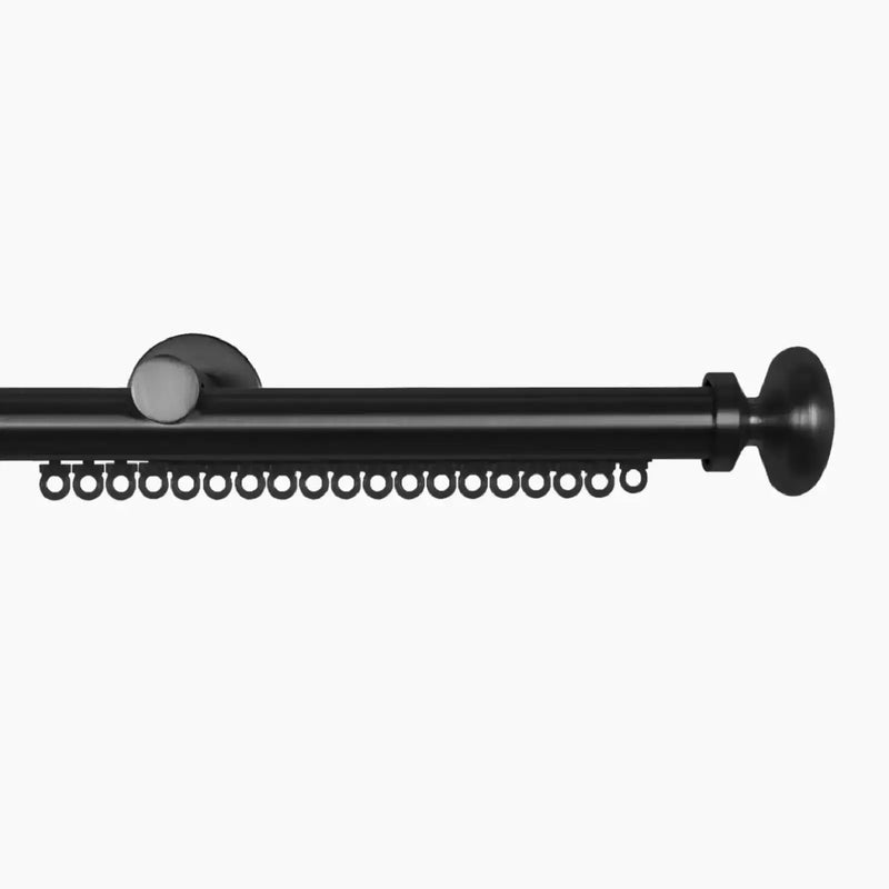 Cato Single Decorative Traverse Curtain Pole