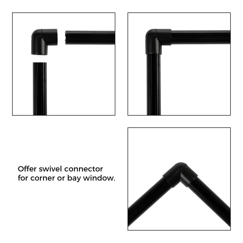 Cato Bay Window Curtain Traverse Pole