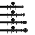 Arno Single Decorative Curtain Rod with Rings?-TWOPAGES