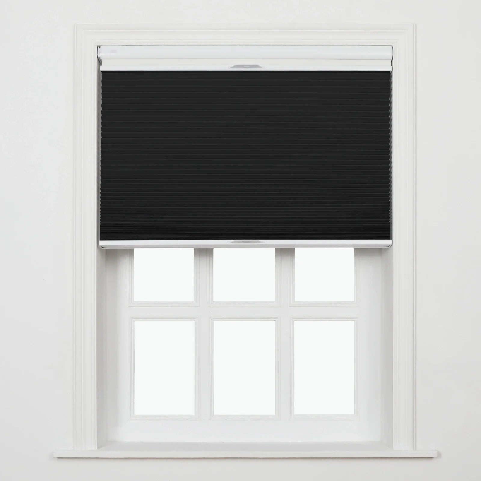 Aura No-Drill Day Night Blackout Cellular Window Blinds Cordless