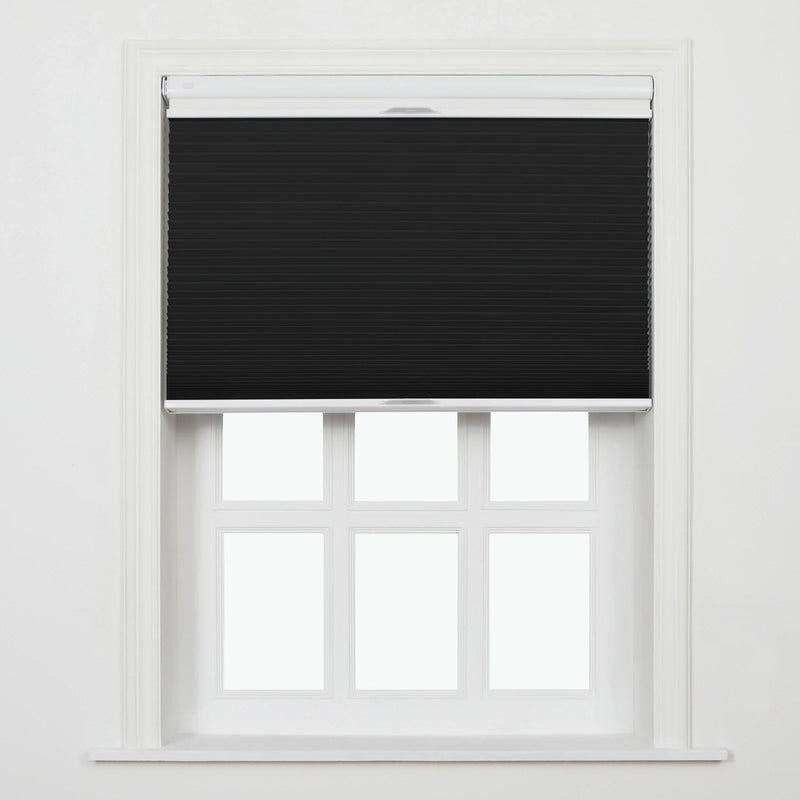 Aura No-Drill Day Night Blackout Cellular Window Blinds Cordless