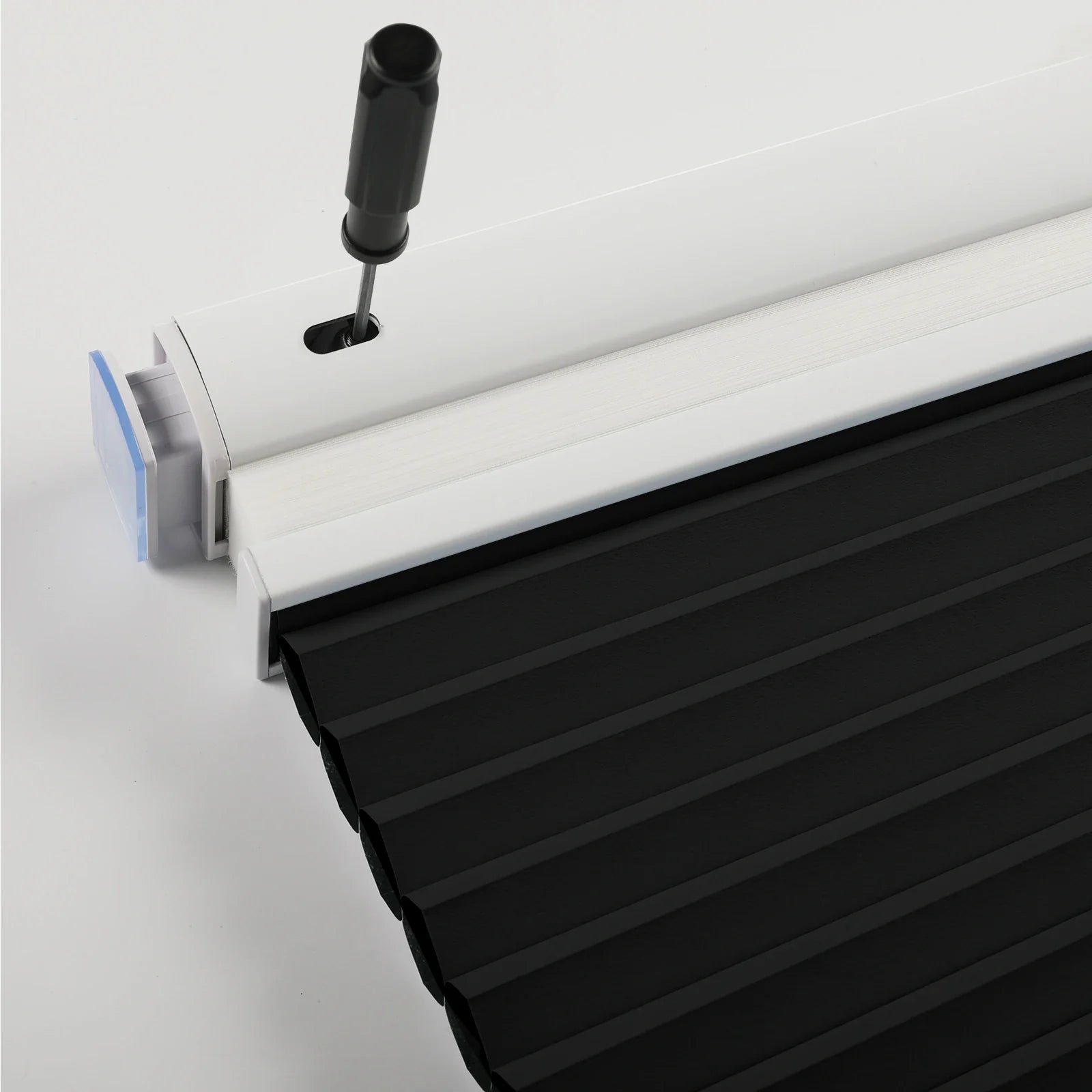 Aura No-Drill Day Night Blackout Cellular Window Blinds Cordless