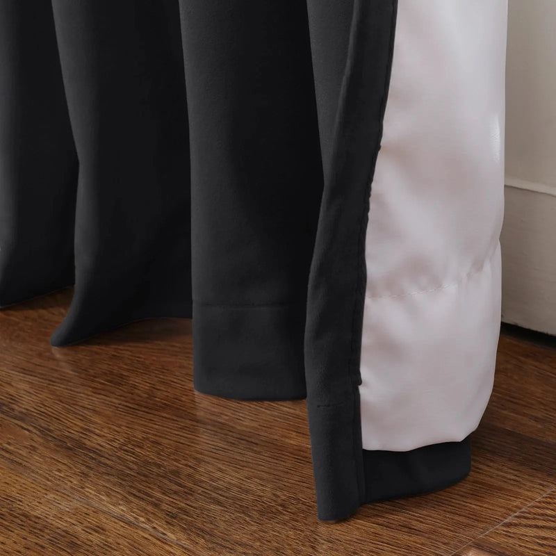 Tavis Premium Velvet Curtain Pleated-?-TWOPAGES