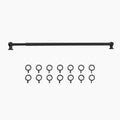 Milo Cafe Curtain Rods with Rings?-TWOPAGES