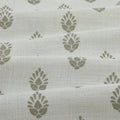Stefana Silber Print Linen Blend Curtain Drapery Pleated?-TWOPAGES