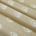 Stefana Silber Print Linen Blend Curtain Drapery Pleated?-TWOPAGES
