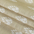 Stefana Silber Print Linen Blend Curtain Drapery Pleated?-TWOPAGES