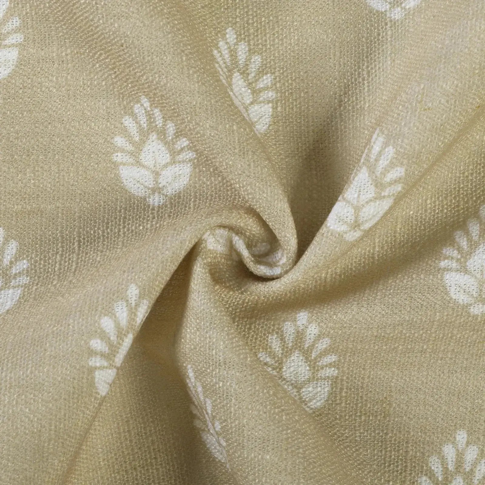 Stefana Silber Print Linen Blend Curtain Drapery Pleated?-TWOPAGES